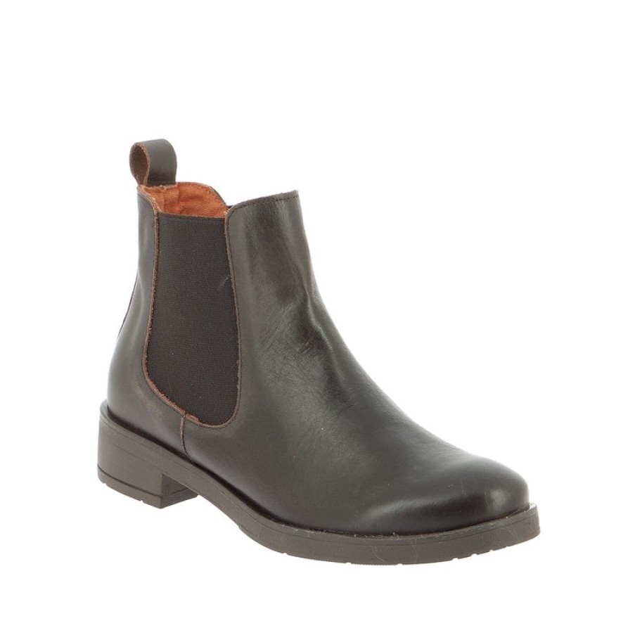 Womens Nu By Neo Ankle Boots | Nu By Neo Delcine Brown Ankle Boot