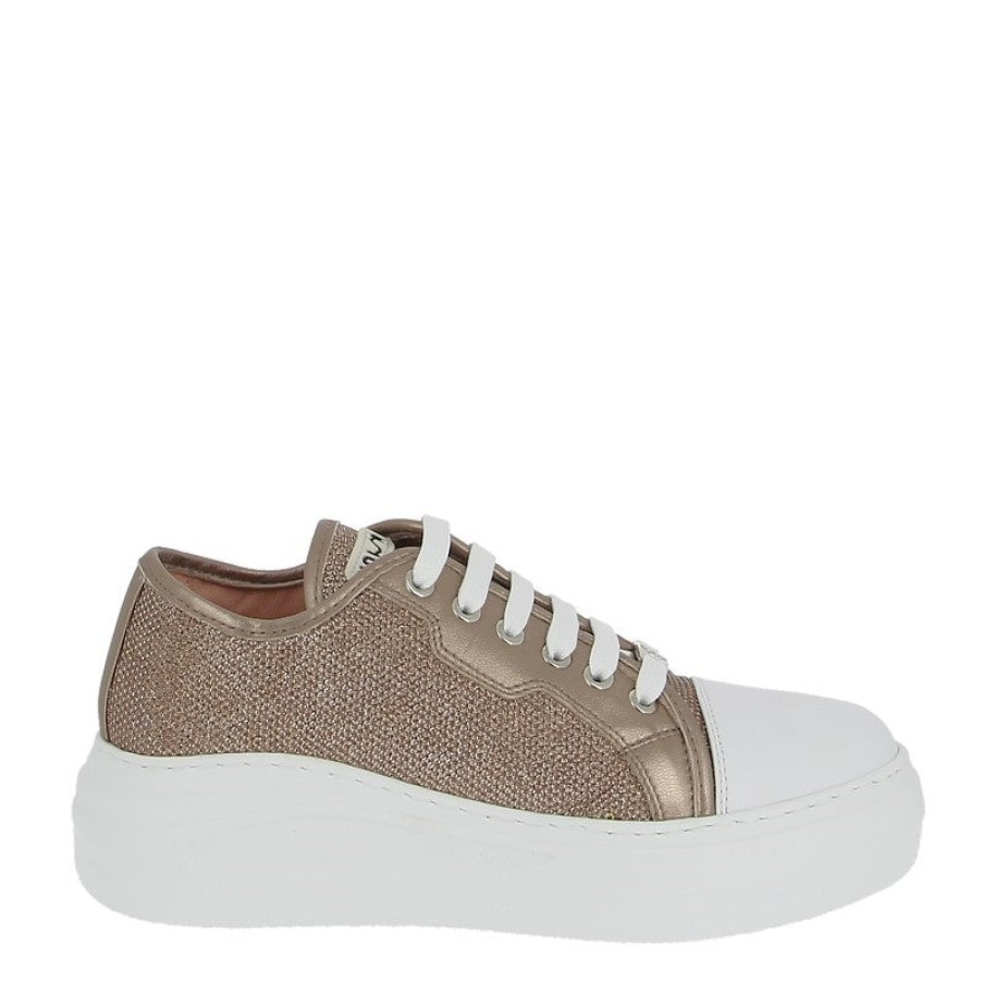 Edits Unisa | Unisa Fidan Metallic Bronze Platform Sneaker