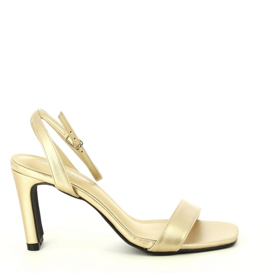 Womens Lavish & Squalor High Heels | Lavish & Squalor Loa Gold Heel