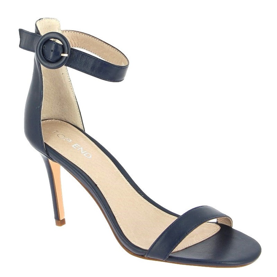 Edits Top End | Top End Drive Navy Heeled Sandal