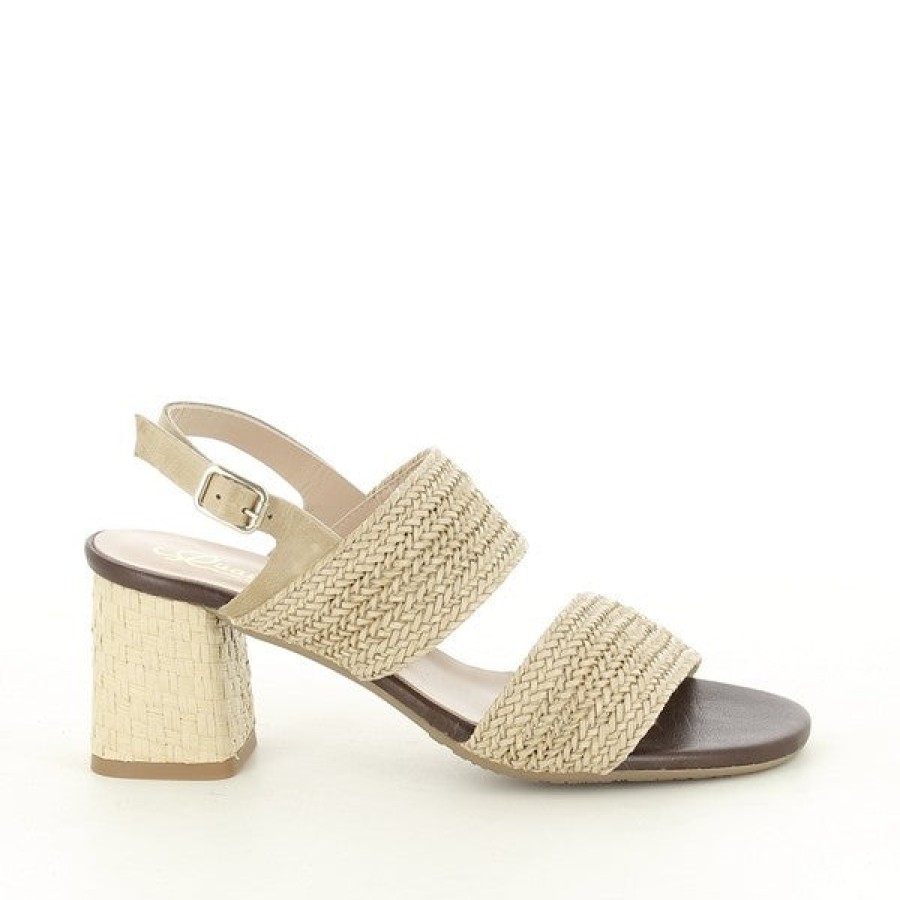 Womens Quait Mid Heels | Quait 21187 Natural