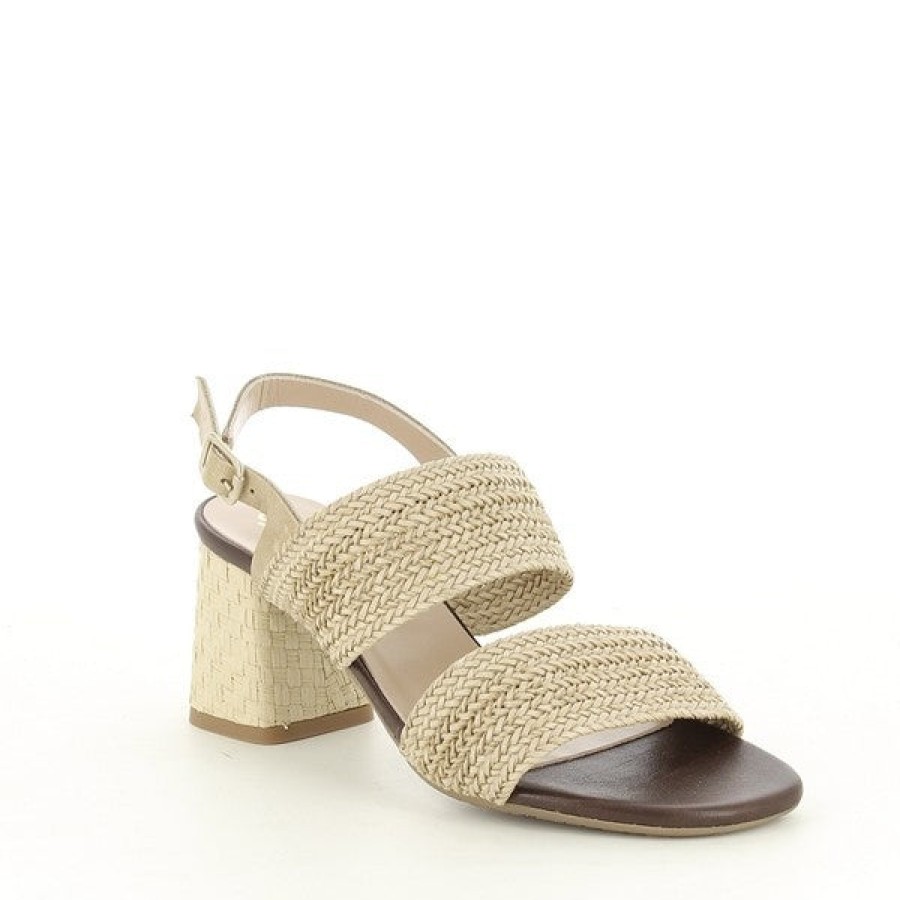 Womens Quait Mid Heels | Quait 21187 Natural