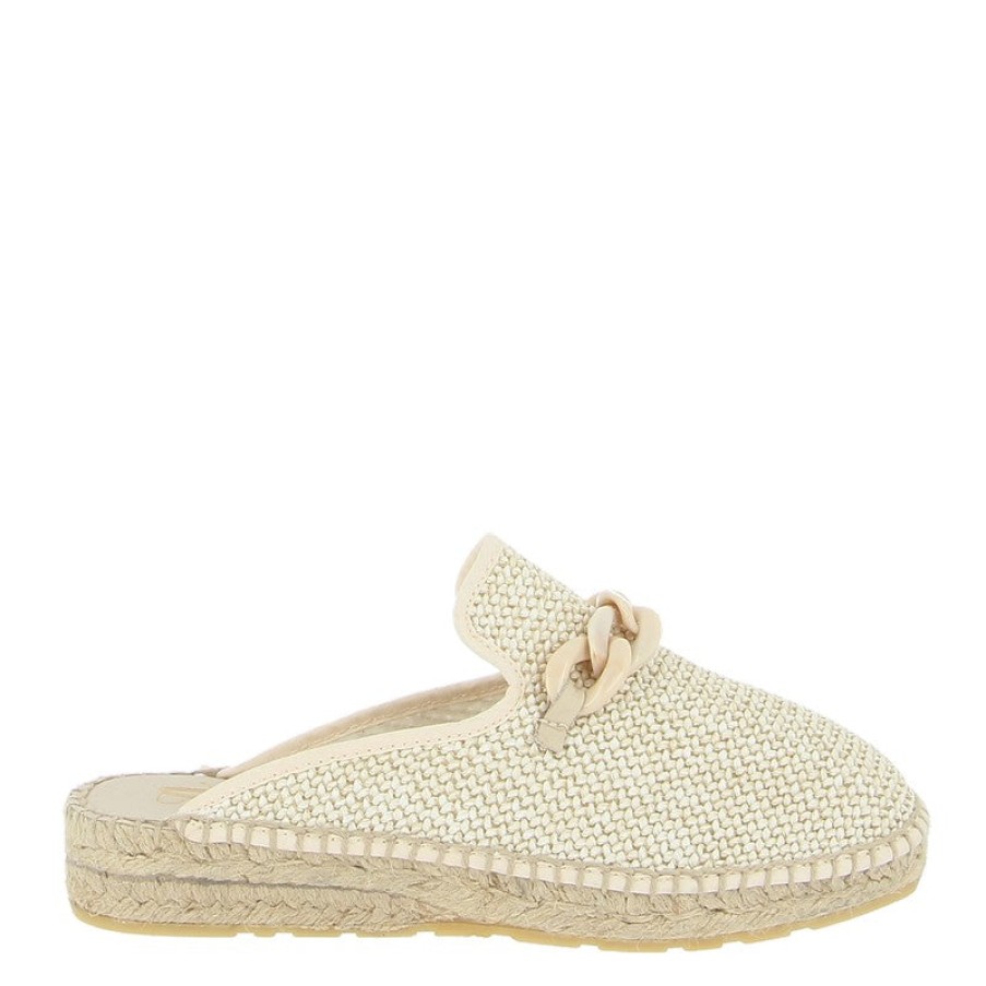 Womens Juncal Aguirre | Juncal Aguirre 2522 Beige Espadrille Loafer