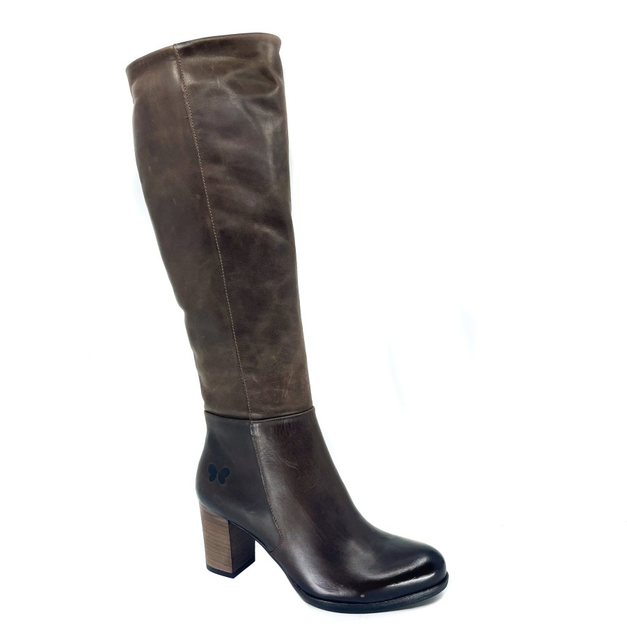 Womens Felmini Knee High Boots | Felmini B974 Brown Knee High Boot