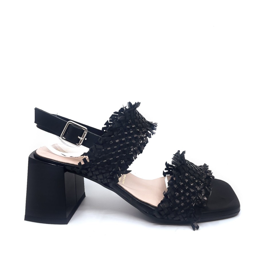 Womens Quait Mid Heels | Quait 21061 Black