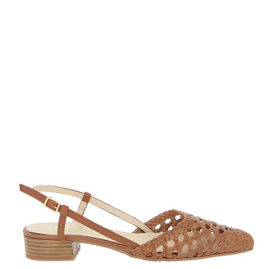 Womens Quait | Quait 21548 Tan Slingback Sandal