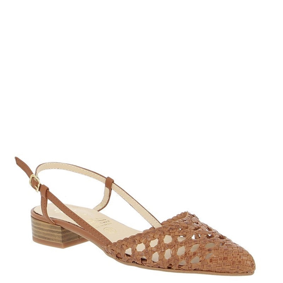 Womens Quait | Quait 21548 Tan Slingback Sandal