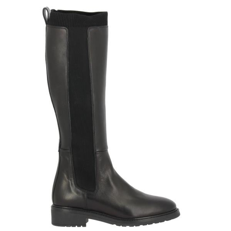 Womens Unisa Knee High Boots | Unisa Estellar Black Knee High Boot