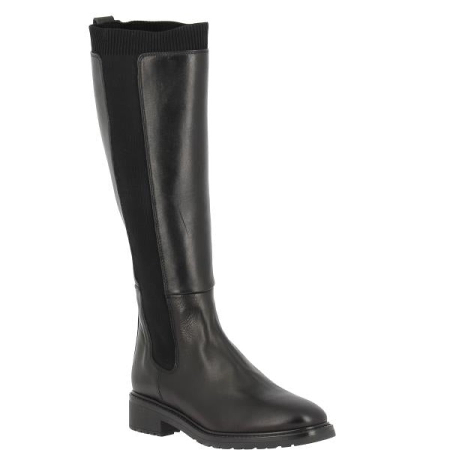 Womens Unisa Knee High Boots | Unisa Estellar Black Knee High Boot