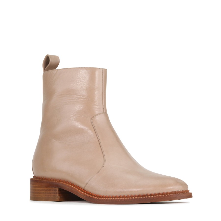 Womens Eos Ankle Boots | Eos Karina Taupe Ankle Boot