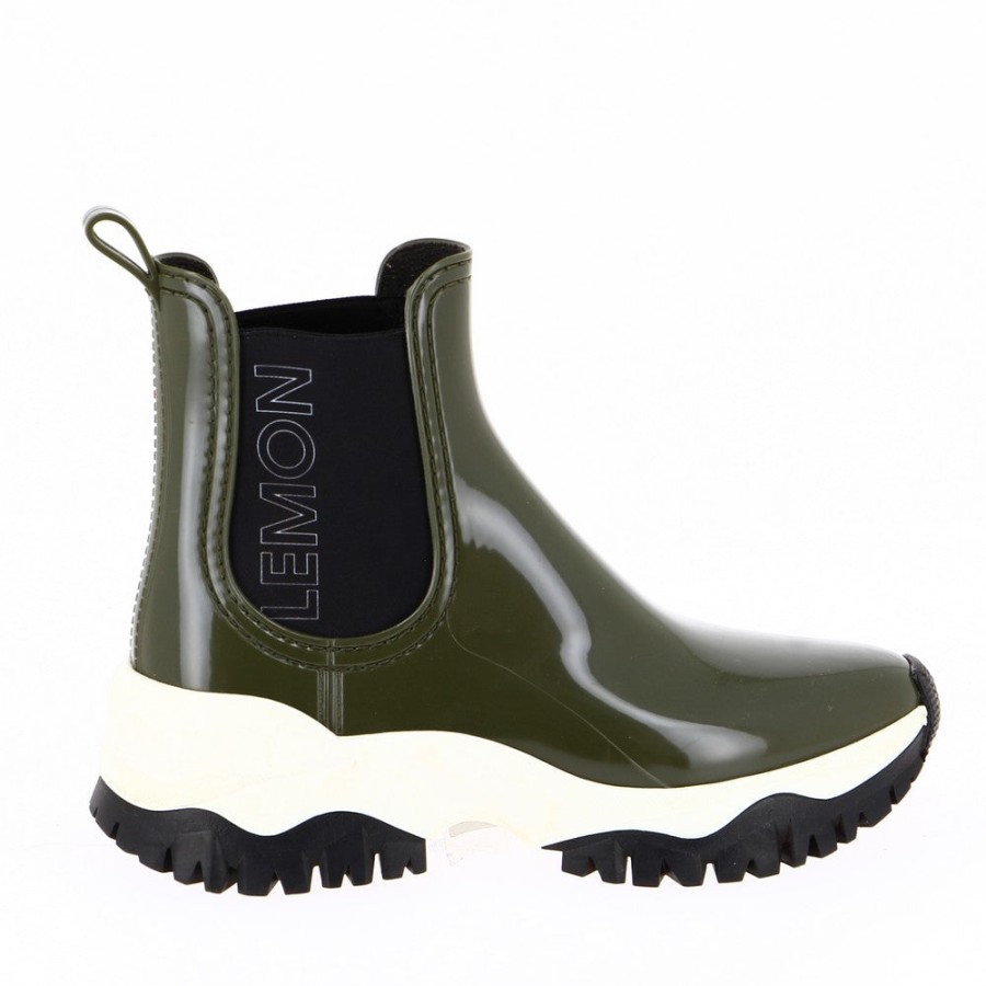 Edits Lemon Jelly | Lemon Jelly Jayden Khaki Gum Boot