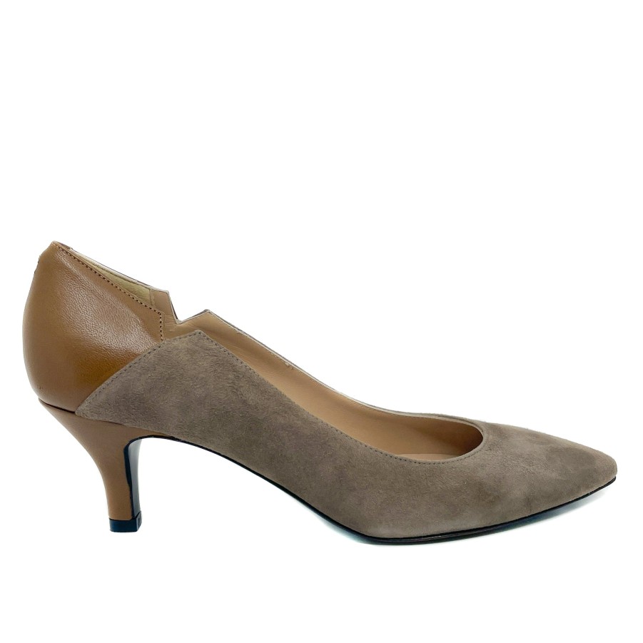 Womens Modadifausto Mid Heels | Moda Di Fausto 51292 Beige