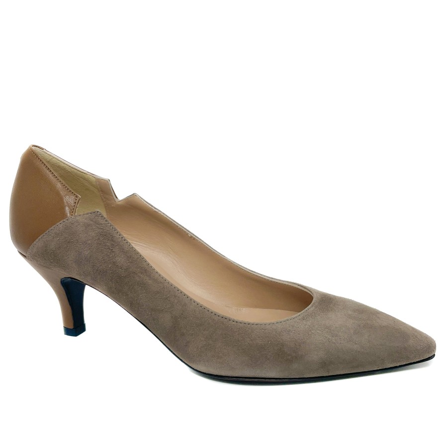 Womens Modadifausto Mid Heels | Moda Di Fausto 51292 Beige