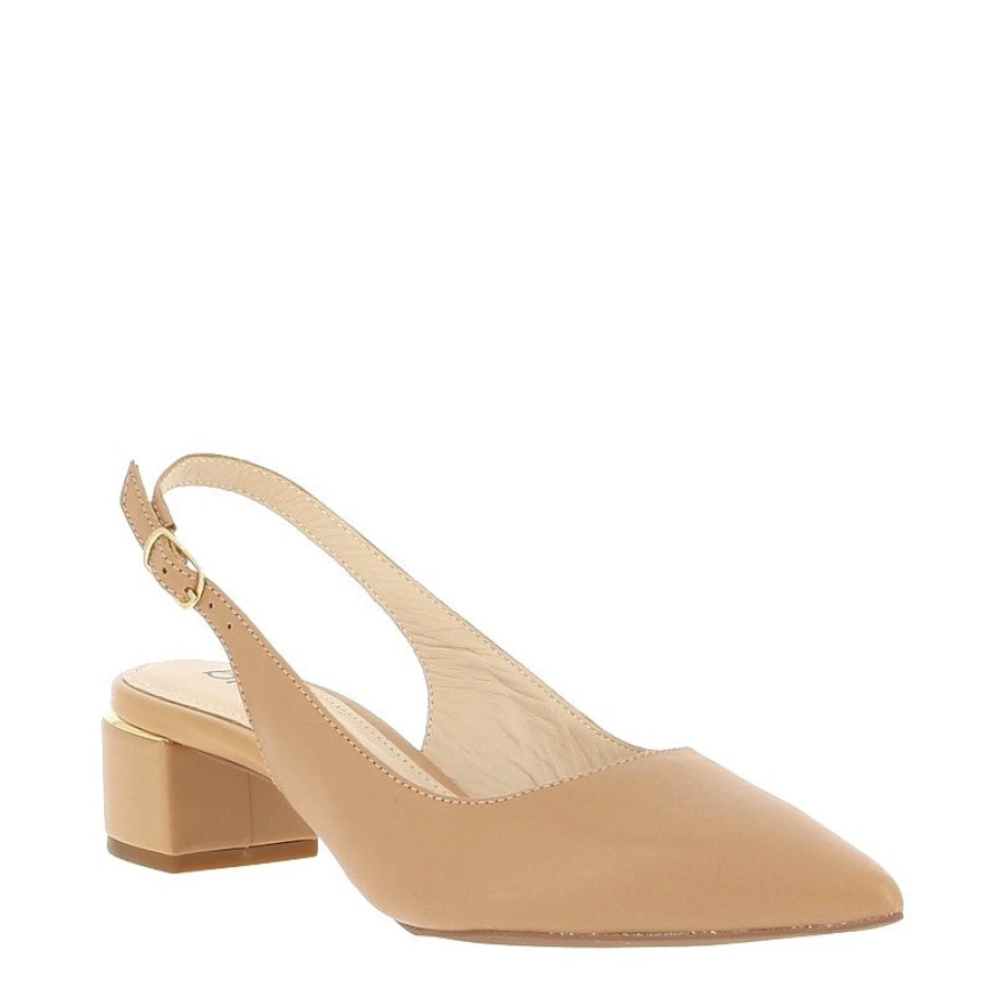 Edits Brazilio | Brazilio 1470509 Taupe Slingback Heel