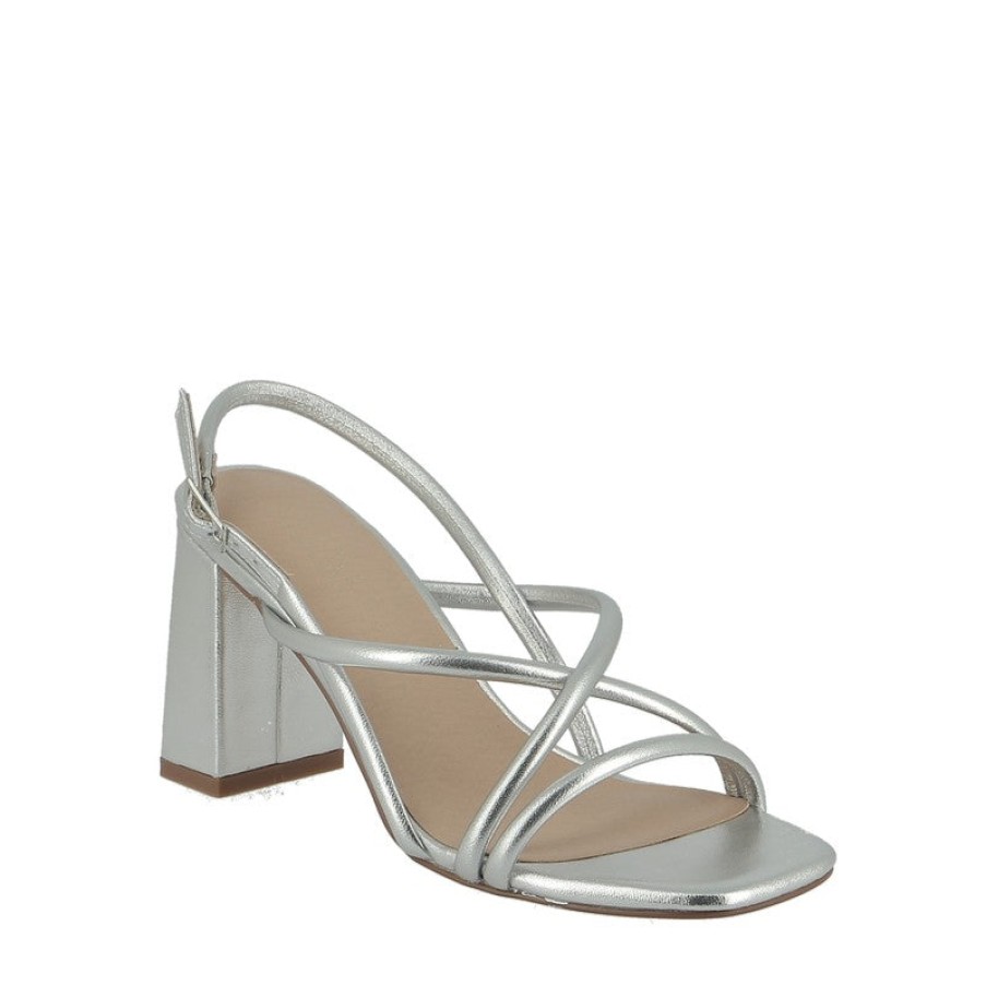 Edits Nude | Nude Kylie Silver Sandal