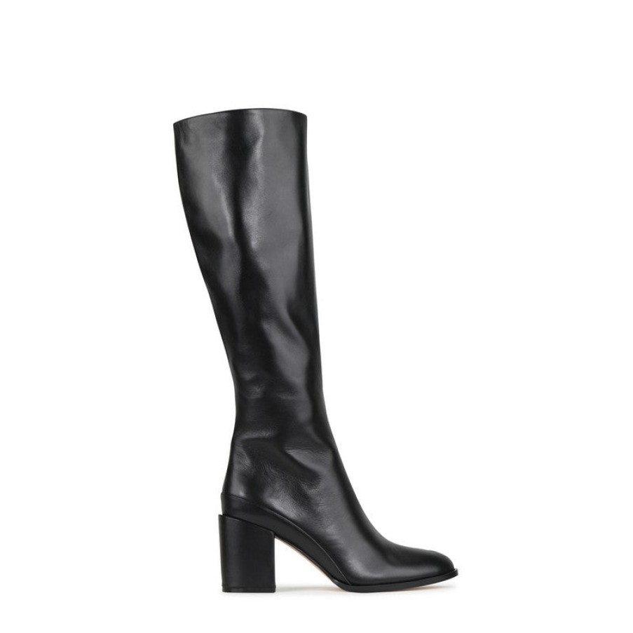 Womens Eos Knee High Boots | Eos Cashmere Black Knee High Boot