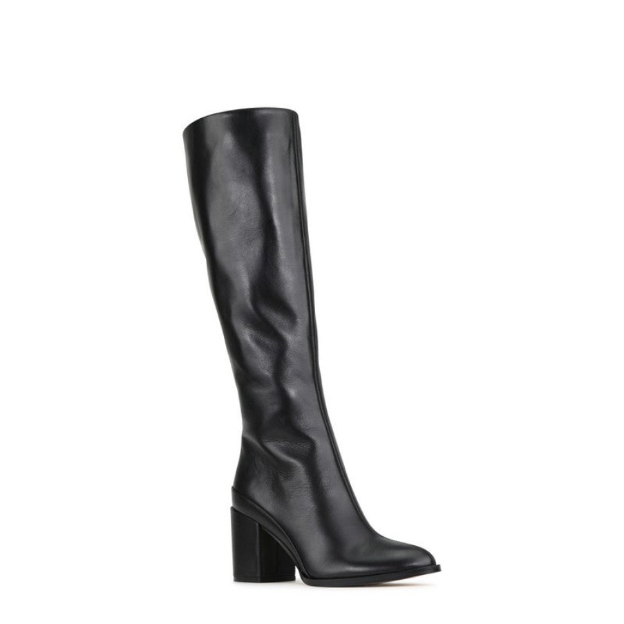 Womens Eos Knee High Boots | Eos Cashmere Black Knee High Boot