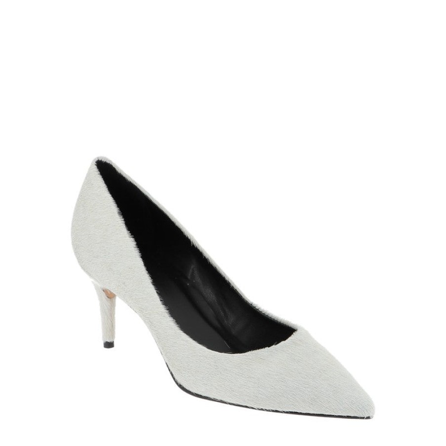 Womens Sempre Di Mid Heels | Sempre Di 160004 White Pony