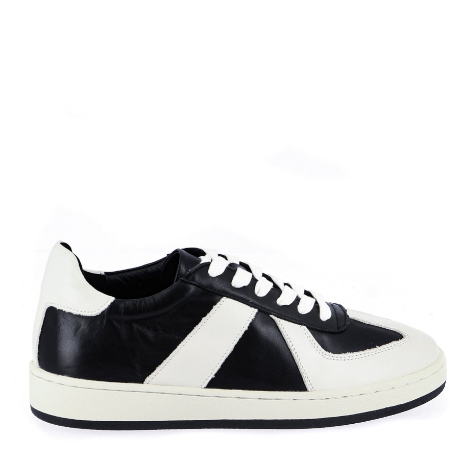 Womens Alfie & Evie | Alfie & Evie Atlanta Black/Cream Sneaker