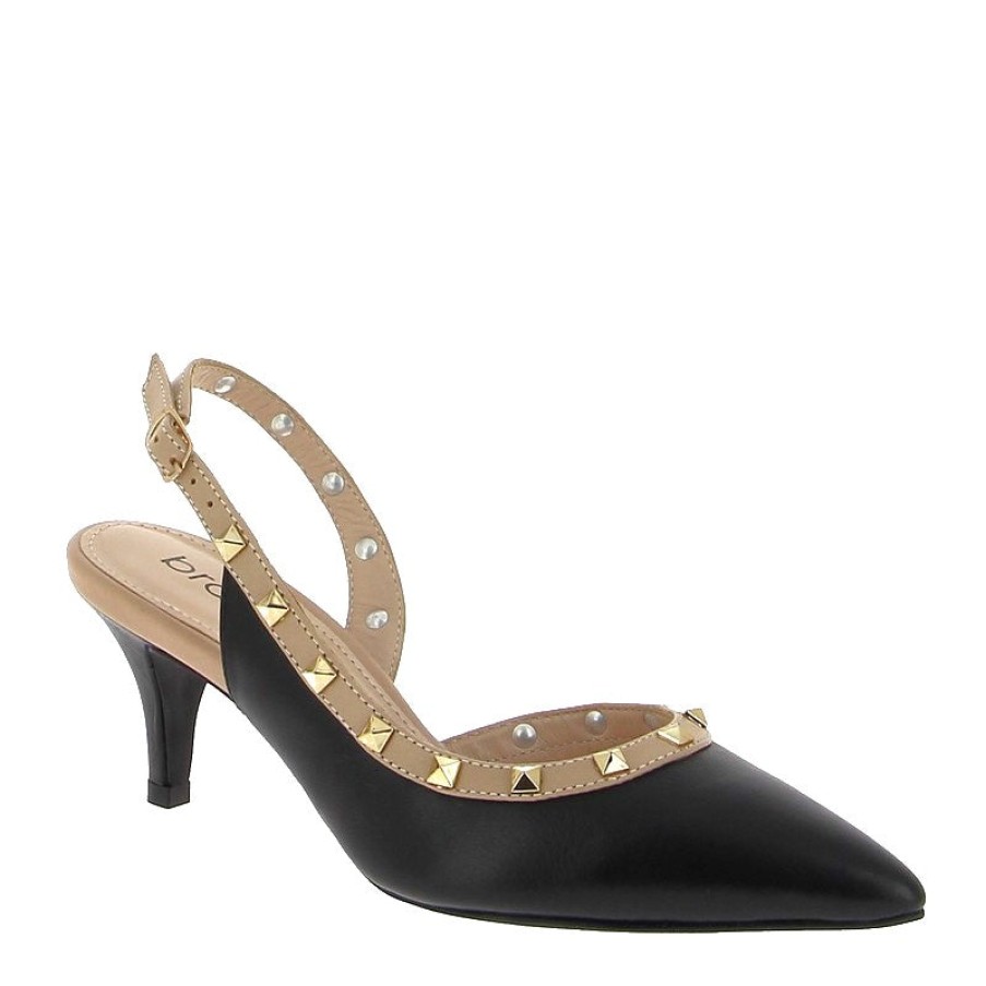 Edits Brazilio | Brazilio 1300589 Black Slingback Heel