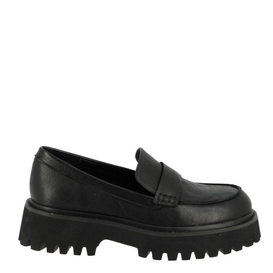 Womens Mollini | Mollini Sia Black Chunky Loafer