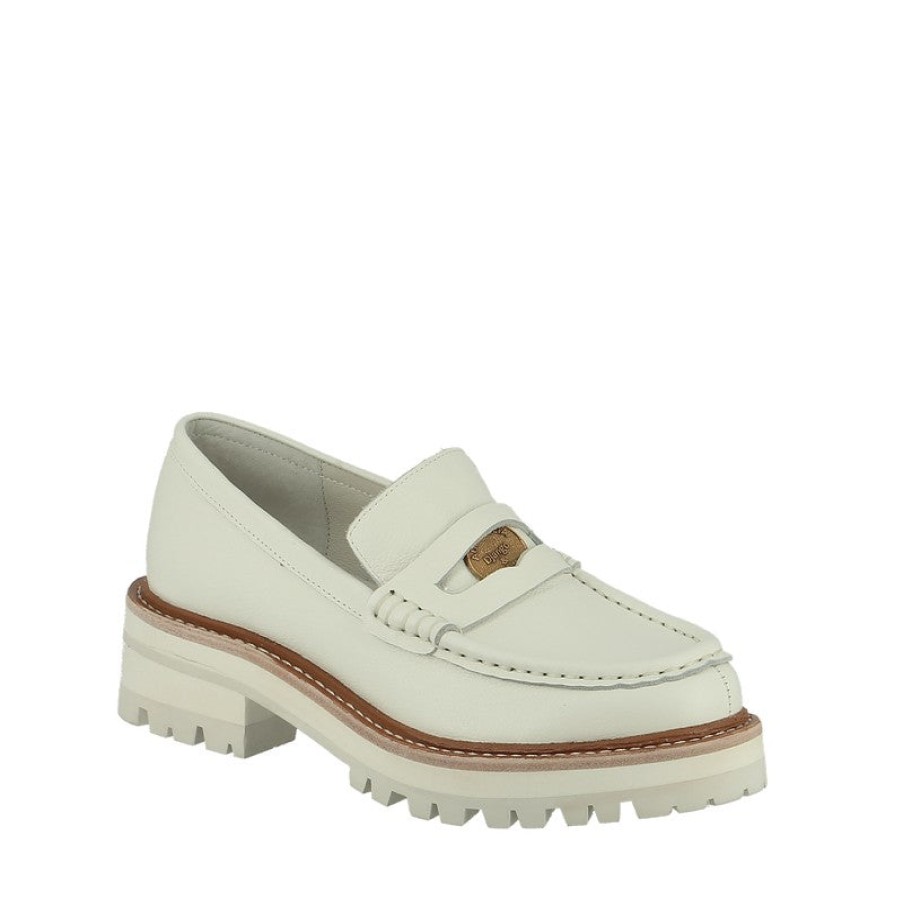 Womens Django & Juliette | Django & Juliette Finola White Loafer