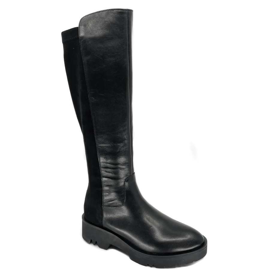 Womens Nu By Neo Knee High Boots | Nu By Neo 1002 Black Knee High Boot