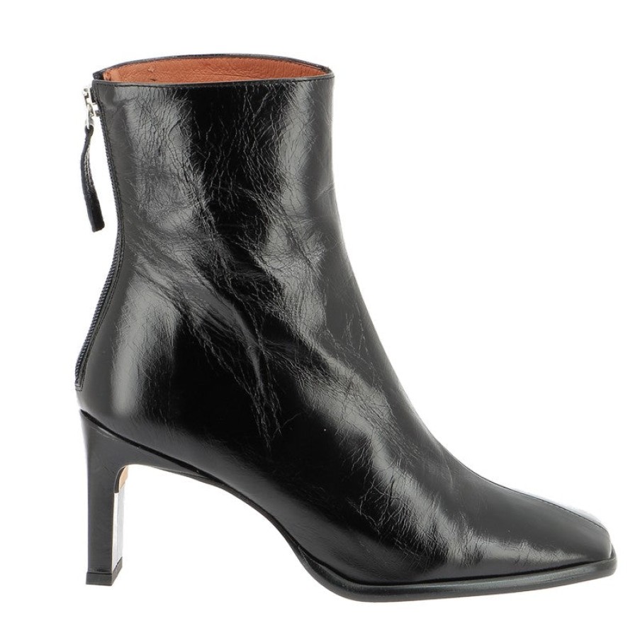 Womens Neo Ankle Boots | Neo 22544 Black Heeled Ankle Boot