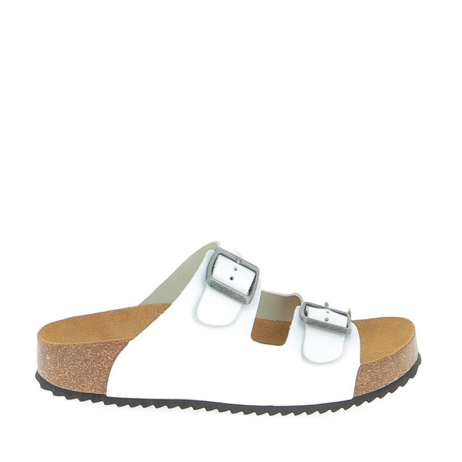 Womens Plakton | Plakton 340010 White Slide