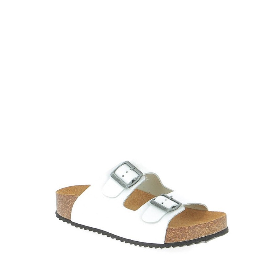 Womens Plakton | Plakton 340010 White Slide