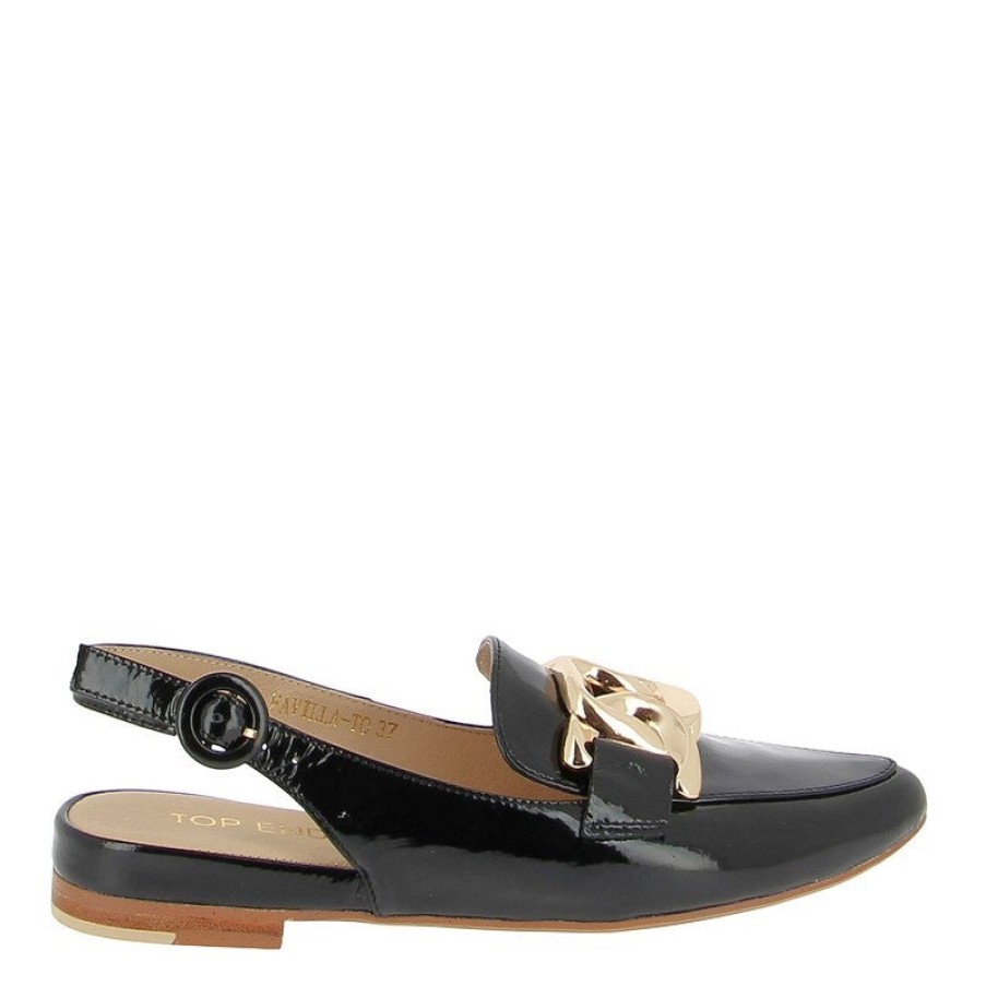 Edits Top End | Top End Favilla Black Slingback Loafer