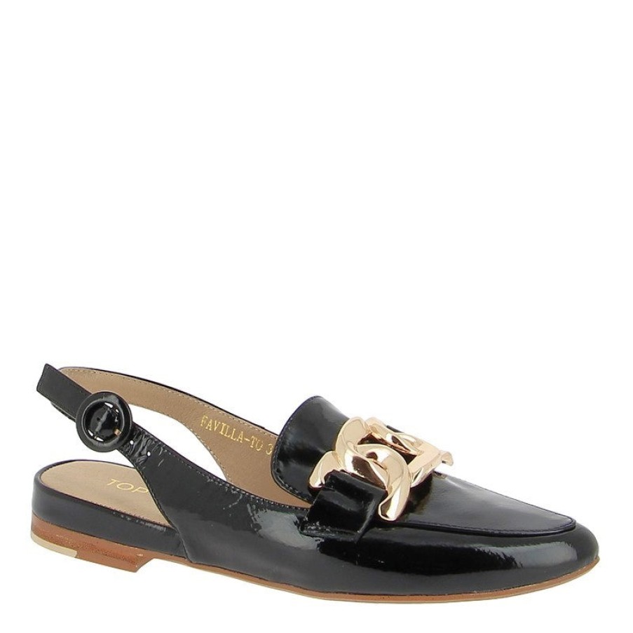 Edits Top End | Top End Favilla Black Slingback Loafer