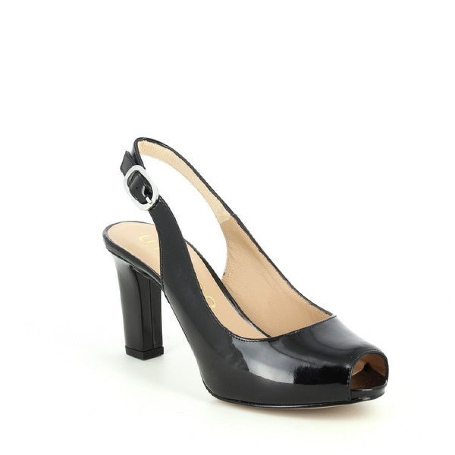 Womens Unisa | Unisa Nick Black Patent