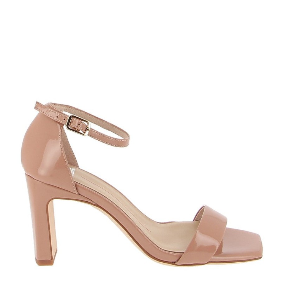 Womens Mollini High Heels | Mollini Flowla Nude Heeled Sandal