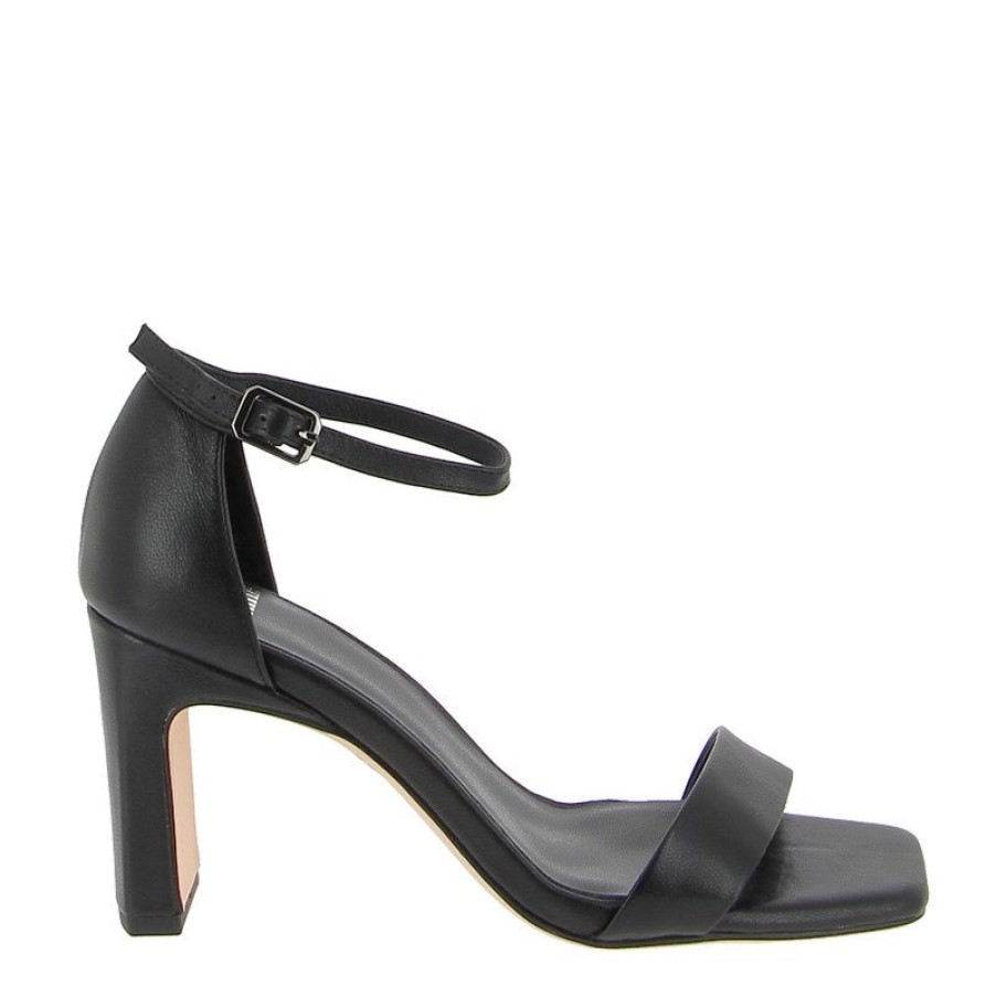 Womens Mollini High Heels | Mollini Flowla Black Heeled Sandal