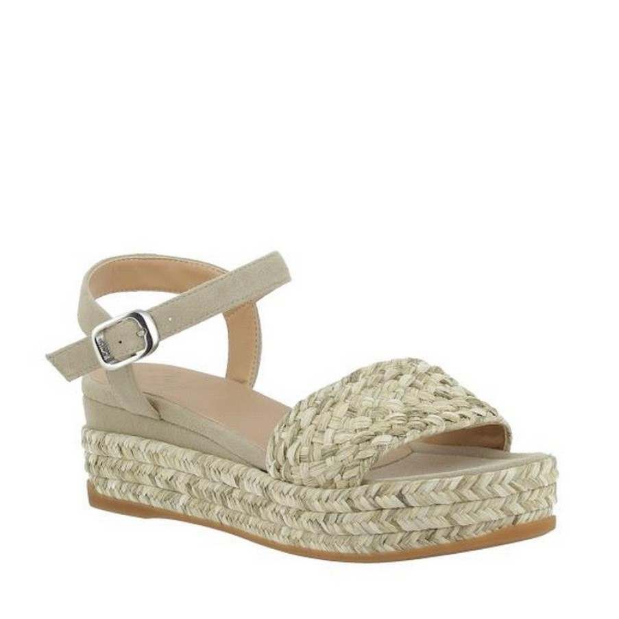 Womens Unisa | Unisa Godell Taupe Espadrille Sandal