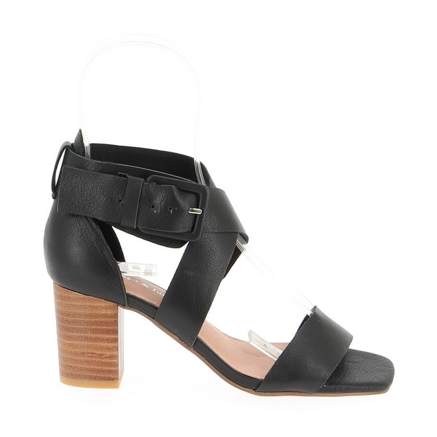 Womens Django & Juliette Mid Heels | Django & Juliette Palonza Black