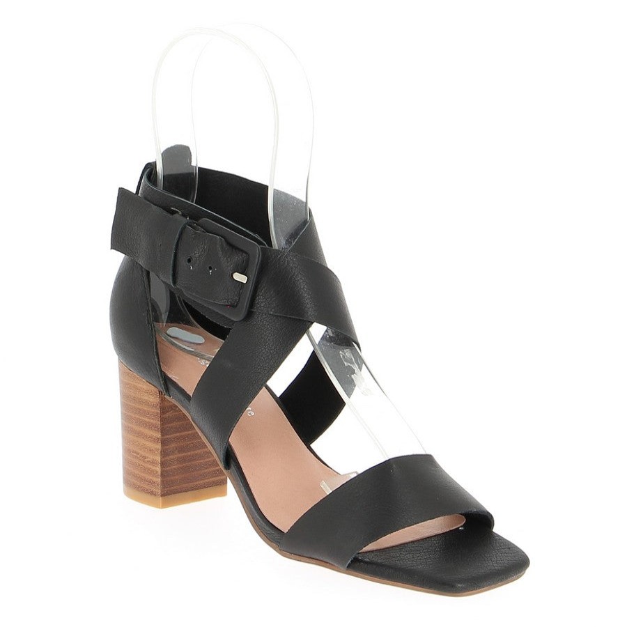 Womens Django & Juliette Mid Heels | Django & Juliette Palonza Black