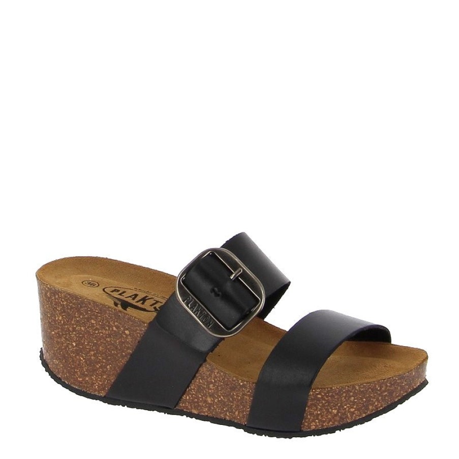 Edits Plakton | Plakton 873004 Black Wedge Slide