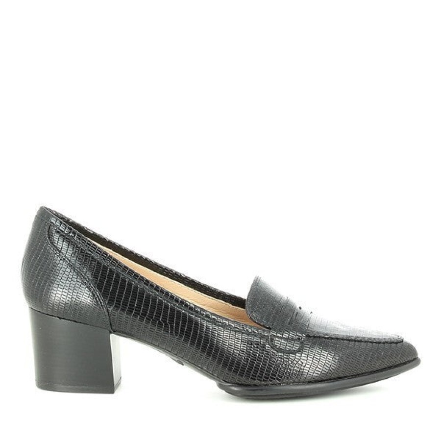 Womens Unisa | Unisa Jackpot Black Croc