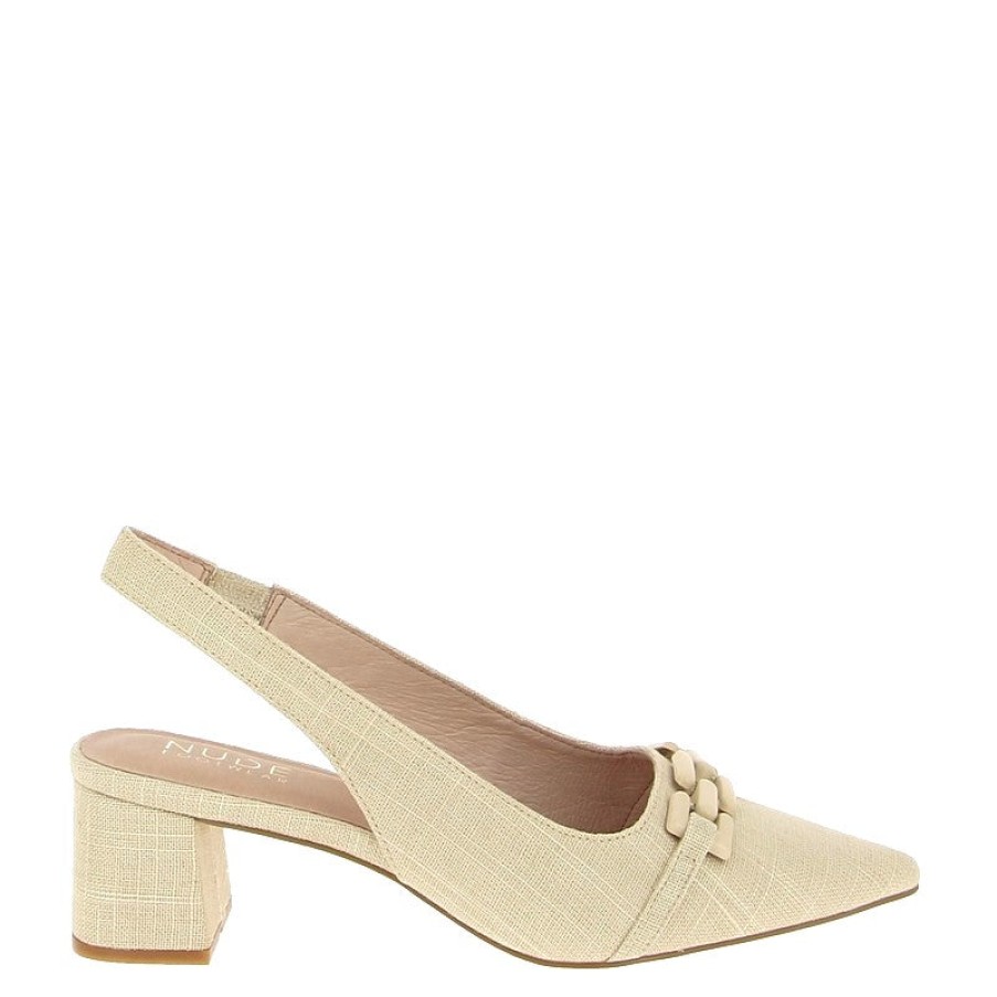 Edits Nude | Nude Cyn Nude Slingback Pump