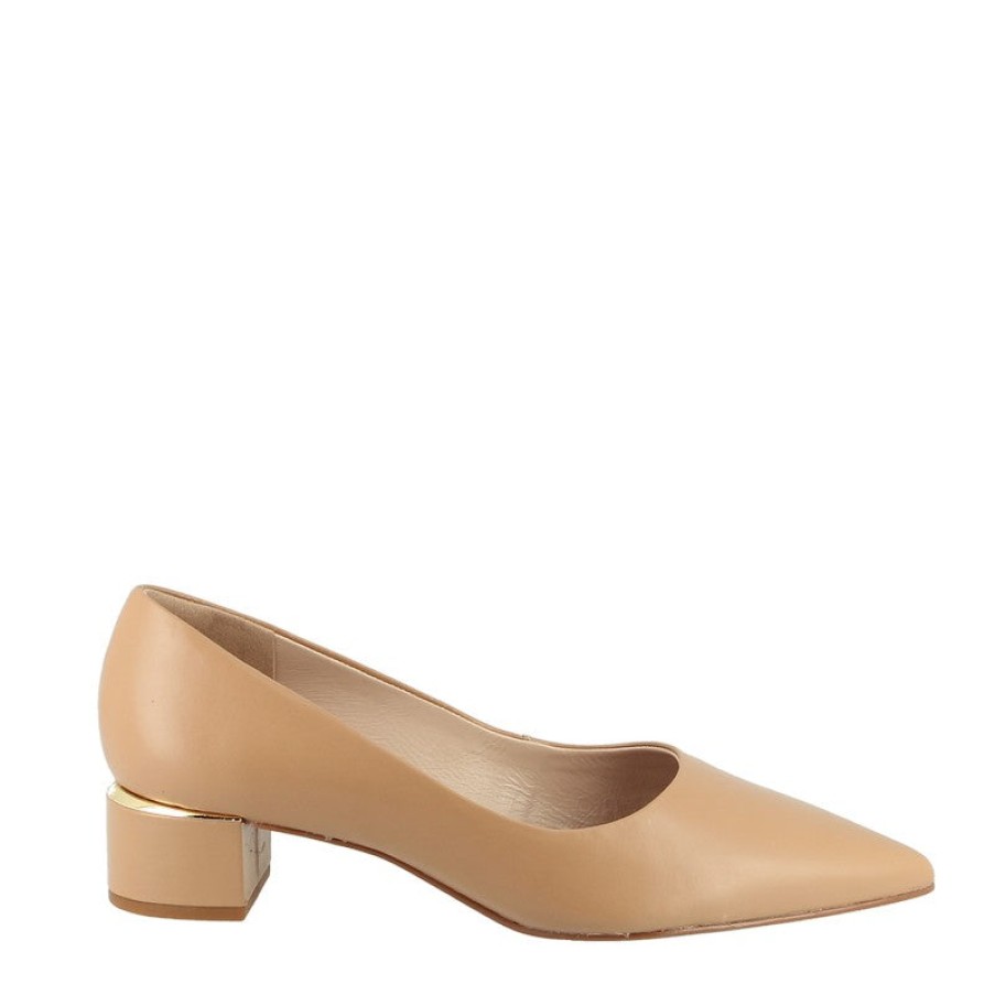 Womens Brazilio Low Heels | Brazilio 1470508 Nude Pump