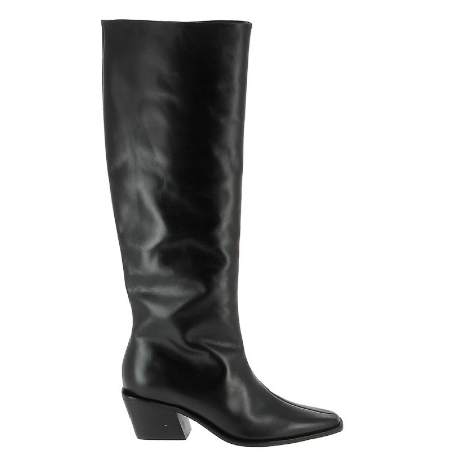 Womens Sempre Di Knee High Boots | Sempre Di 503002 Black