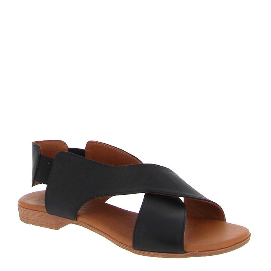 Womens Wave | Wave 23255 Black Slingback Sandal