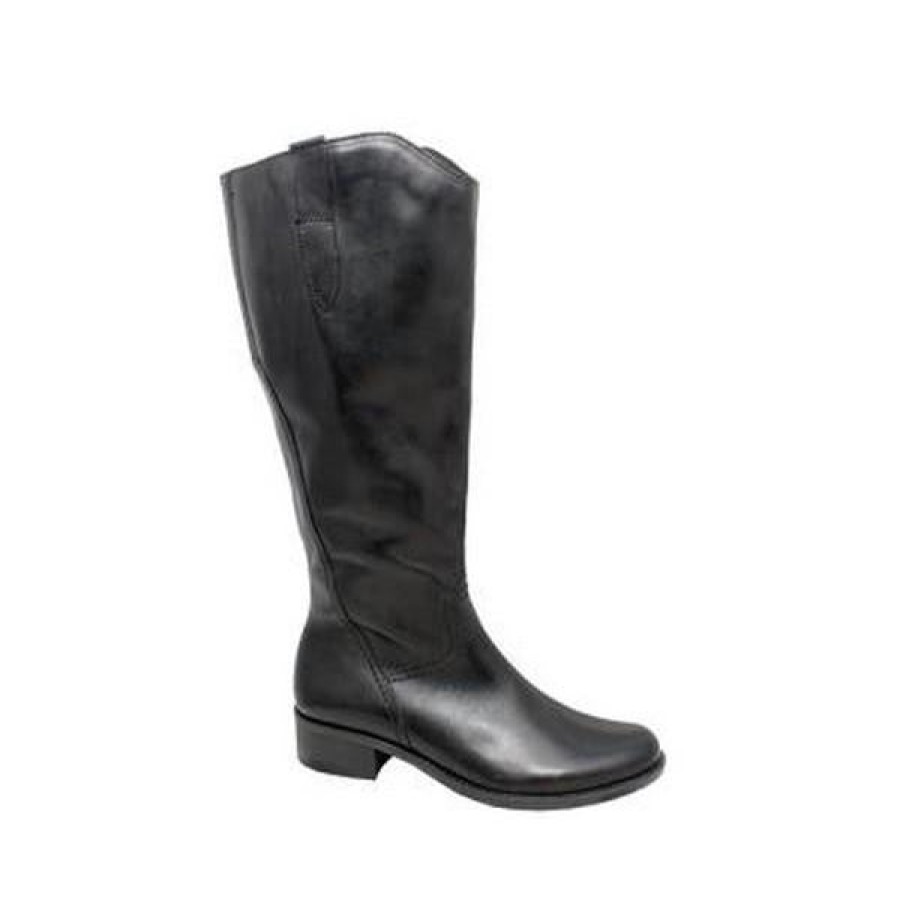 Womens Gino Ventori Knee High Boots | Gino Ventori Elate Black Knee High Boot