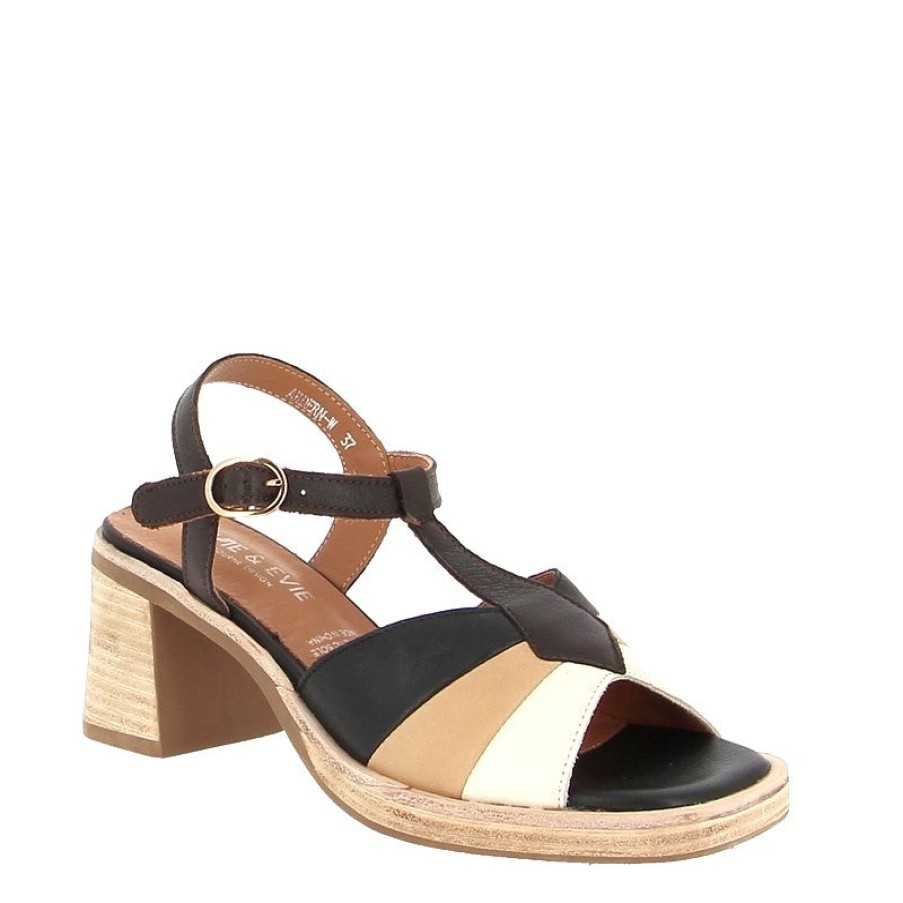 Womens Alfie & Evie Mid Heels | Alfie & Evie Ardern Multi Heeled Sandal