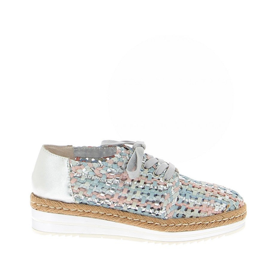 Womens Django & Juliette | Django & Juliette Evert Pastel Woven Sneaker