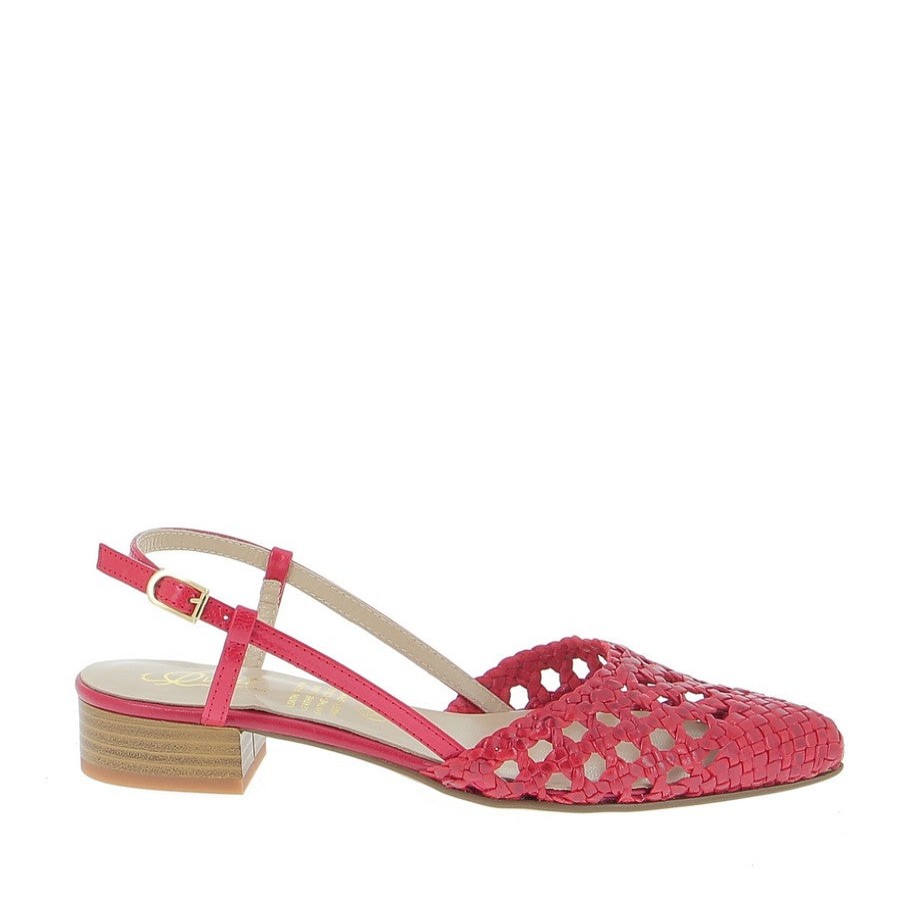 Womens Quait | Quait 21548 Red Slingback Sandal