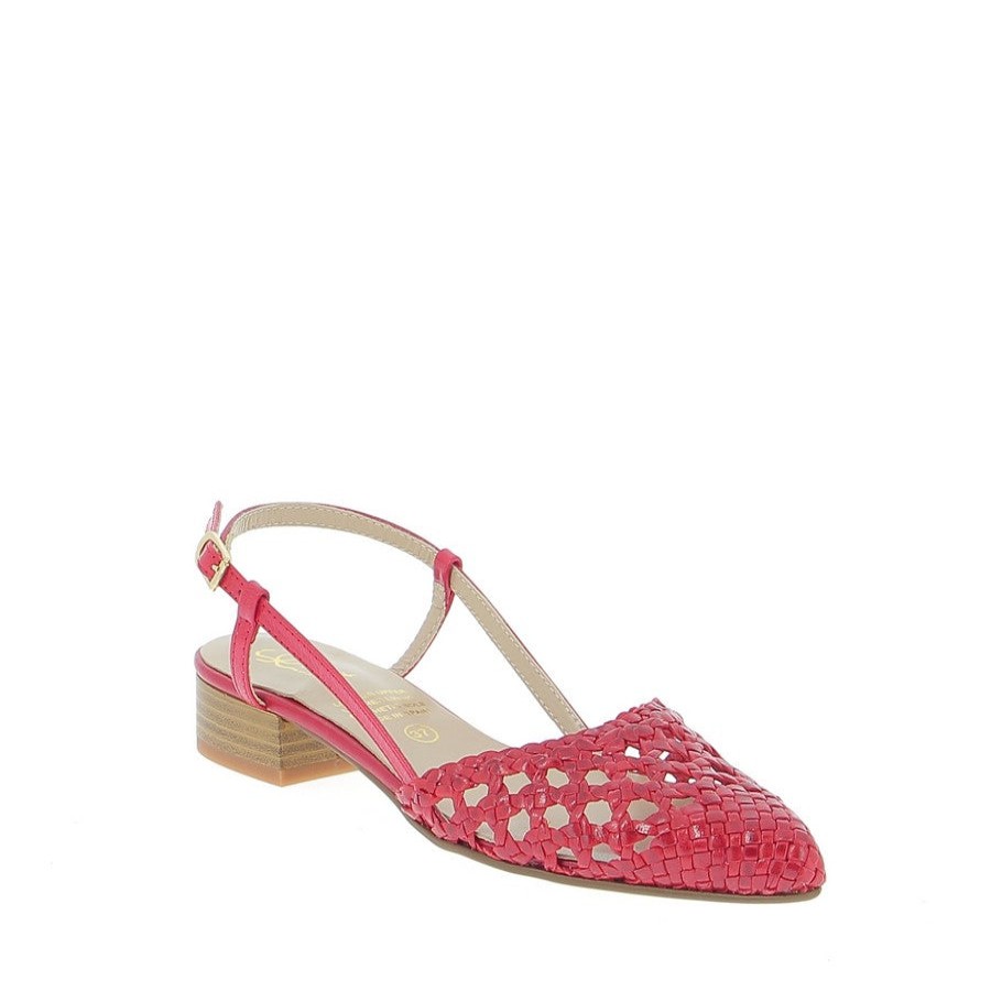 Womens Quait | Quait 21548 Red Slingback Sandal