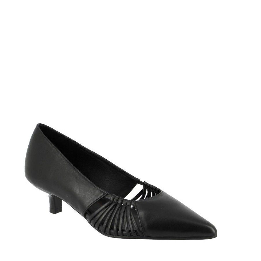 Womens Mollini Mid Heels | Mollini Celebrate Black Pump